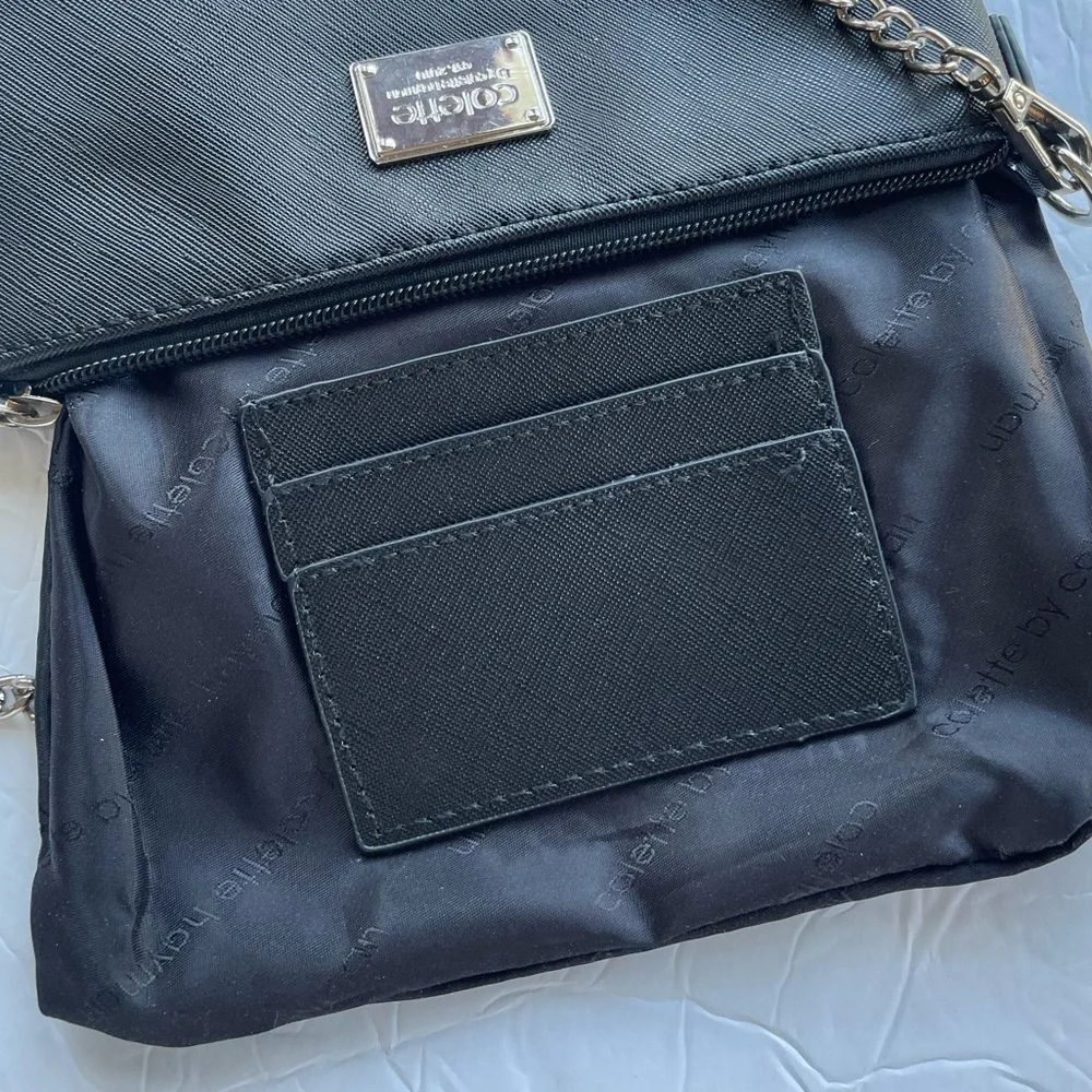 Colette Hayman Chain Strap Crossbody Bag Clutch Purse